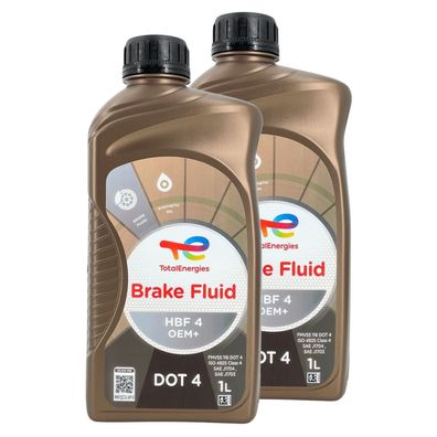 Total Brake Fluid HBF 4 OEM+ DOT 4 2x1 Liter