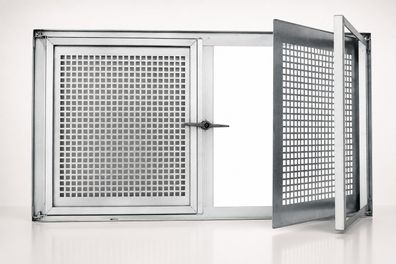 Wolfa Stahlkellerfenster Typ SD2 5mm ESG-Sicherheitsverglasung Zweiflügelig
