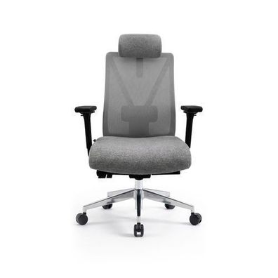JAN NOWAK Ergonomischer Bürostuhl in Grau mit Netzbezug VECTOR