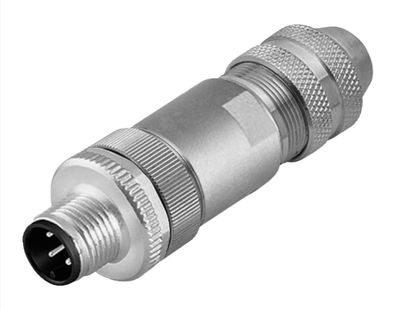 BINDER 99-1437-812-05 M12-A Stecker Kabelsteckverbinder (4 Stk.)