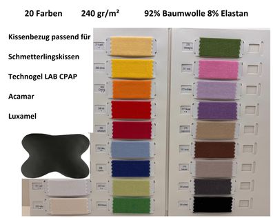 Kissenbezug für Schmetterlingskissen Luxamel / ACAMA / Technogel CPAP 240 gr/m²