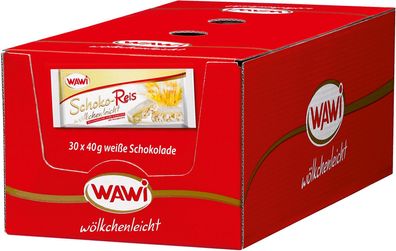 WAWI Schoko Reis Weiß 30 x 40 g  (1,2 kg)