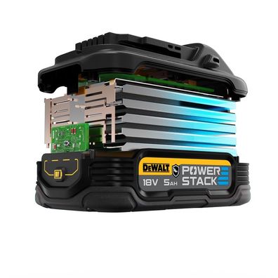 DEWALT Powerstack Ersatz-Akku 18 V / 5 Ah DCBP518G-XJ