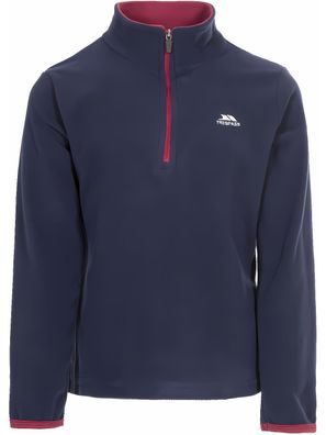 Trespass Kinder Fleecejacke/Fleecepullover Sybil-Girls Microfleece At100 Navy/Berry