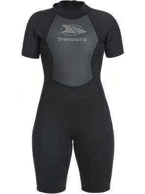 Trespass Damen Neoprenanzug Astor - Female 3Mm Short Wetsuit Black