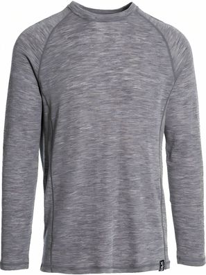 DLX Funktionsunterwäsche Wexler - Male Dlx Merino Base Layer Top Dark Grey Marl