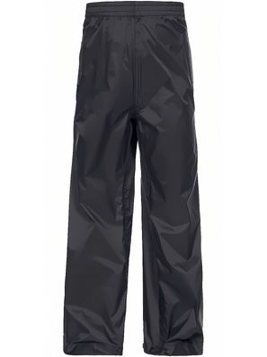 Trespass Kinder Regenhose Qikpac Pant - Unisex Kids Packaway Trousers Black