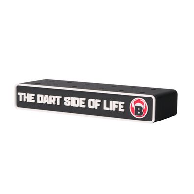 BULL'S Darthalter, 4 Satz Dart, eckig, schwarz