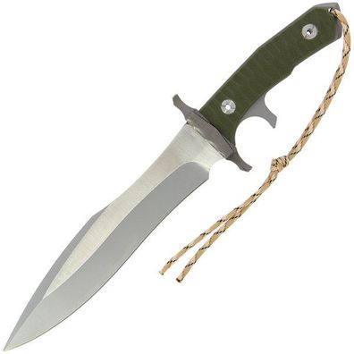 Anglo Arms Subhilt, feststehendes Messer, Lederscheide