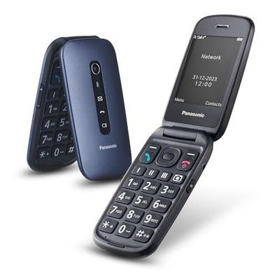 Panasonic KX-TU550 7,11 cm (2.8") Blau Einsteigertelefon