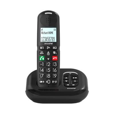 Alcatel XL685 Voice - Solo Analoges Telefon Anrufer-Identifikation Schwarz