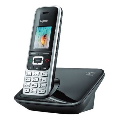 Gigaset Premium 100 DECT-Telefon Anrufer-Identifikation Schwarz, Silber