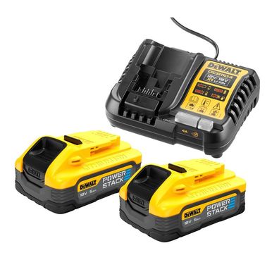 DEWALT Akku-Kit (2x 18V/5Ah PS plus DCB1104) DCB1104H2-QW