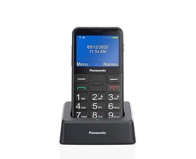 Panasonic KX-TU155 6,1 cm (2.4") 102 g Schwarz Einsteigertelefon