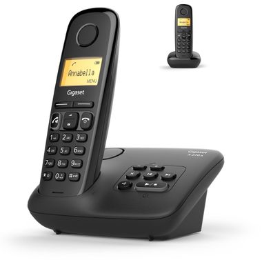 Gigaset A270A Analoges/DECT-Telefon Anrufer-Identifikation Schwarz
