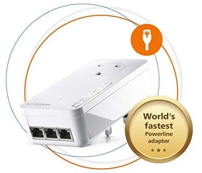 Devolo 8504 PowerLine Netzwerkadapter 2400 Mbit/s Ethernet/LAN Weiß 1 Stück(e)