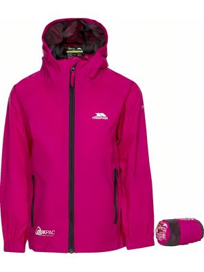Trespass Kinder Regenjacke Qikpac Jacket - Unisex Kids Packaway Jacket Tp75