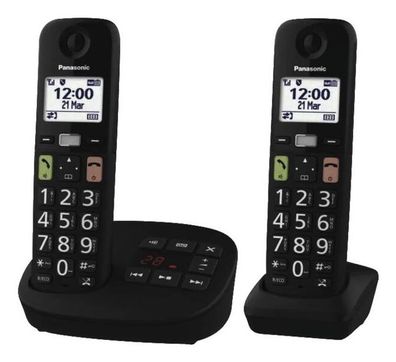 Panasonic KX-TGU132EXB Telefon Analoges/DECT-Telefon Schwarz