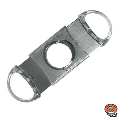 Angelo Zigarrenabschneider Plastik Transparent, 2 Klingen, Ring 60