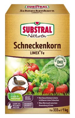 Substral Naturen Schneckenkorn Limex Fe 1,0 kg für 333qm