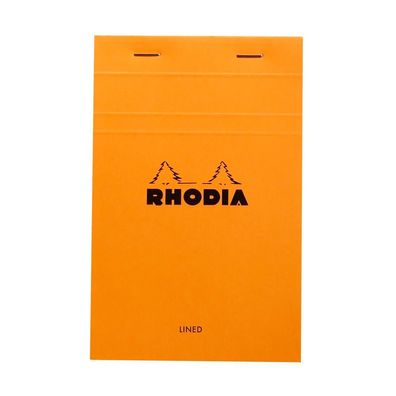 Rhodia Notizblock 110x170 geh lin 80Bl ora