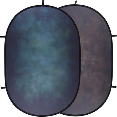 Bresser - F004349 - Falthintergrund BR-FB612 150 x 200cm Lila/Blau