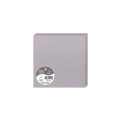 Clairefontaine Doppelkarte 160x160 Koalagrau