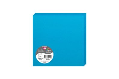 Clairefontaine Doppelkarte 160x160 Türkis