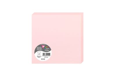 Clairefontaine Doppelkarte 160x160 rosa