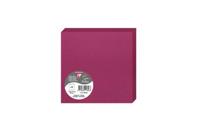 Clairefontaine Doppelkarte Pollen 135x135 himbeer