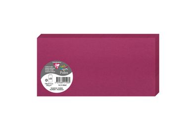 Clairefontaine Doppelkarte DL 210g himbeer
