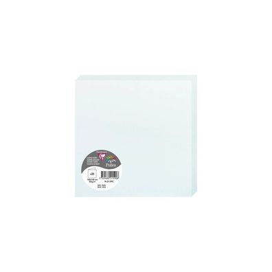 Clairefontaine Doppelkarte 160x160 blau