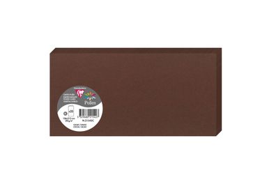 Clairefontaine Doppelkarte DL 210g schoko