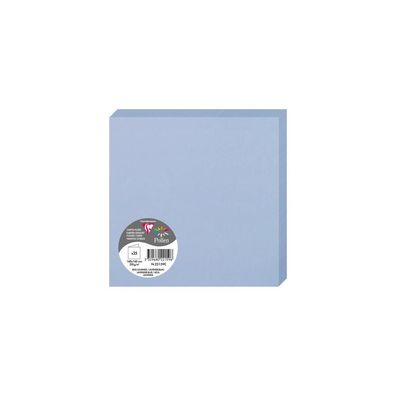 Clairefontaine Doppelkarte 160x160 Lavendelblau