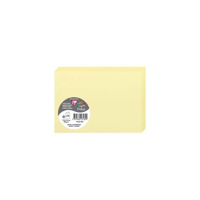 Clairefontaine Doppelkarte C6 210g kanariengelb