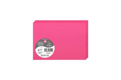 Clairefontaine Doppelkarte C6 210g fuchsia
