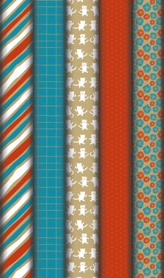 Clairefontaine Geschenkpapier Fantasy 2x0,7m sort