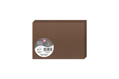 Clairefontaine Doppelkarte C6 210g braun