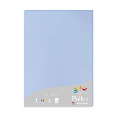 Clairefontaine Papier A4 Pollen 210g lavendel 25Bl
