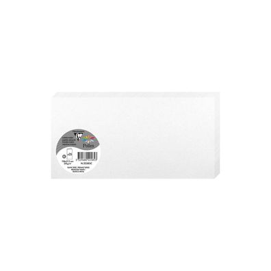 Clairefontaine Doppelkarte DL 210g perlmutt weiss