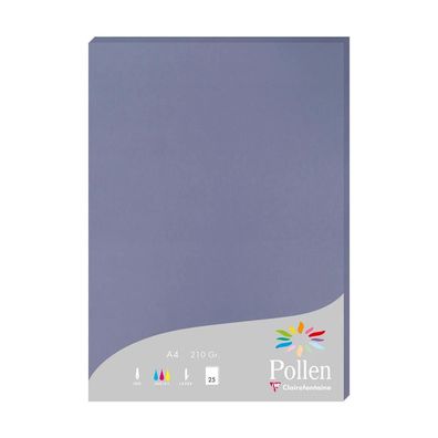 Clairefontaine Papier A4 Pollen 210g vergiss 25Bl