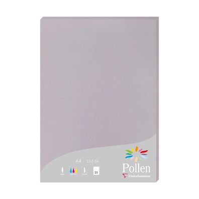 Clairefontaine Papier A4 Pollen 210g koalagr 25Bl