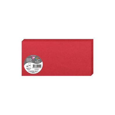Clairefontaine Doppelkarte DL 210g kirschrot