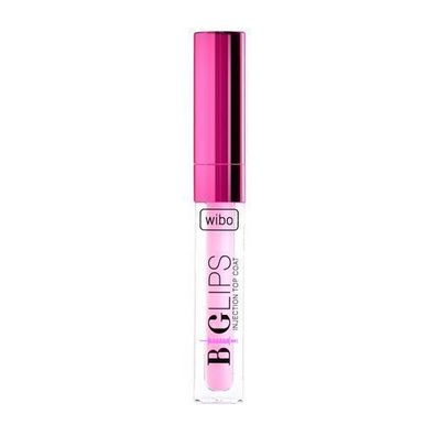 Wibo Groß Lippeninjektion Überlack mit Mandelöl - Glänzende Lippenpflege, 2.8g