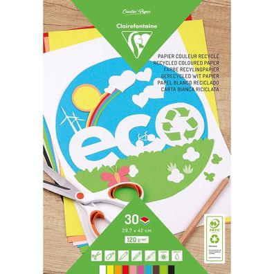 Maildor Tonpapier 130g A3 Bloc 10 Farb 30Bl