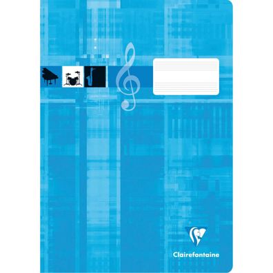 Clairefontaine Notenheft-Musik A4 8Bl 90g