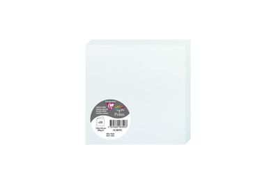Clairefontaine Doppelkarte Pollen 135x135 210g blau