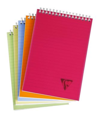 Clairefontaine Spiralbuch Lini. mikrop A5 lin 80Bl sort