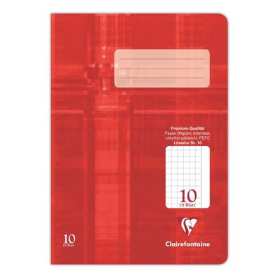 Clairefontaine Heft A5 kariert 5/5mm m Rd 16Bl