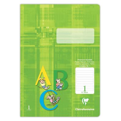 Clairefontaine Heft A4 Premium lini 1 Schulj 32Bl